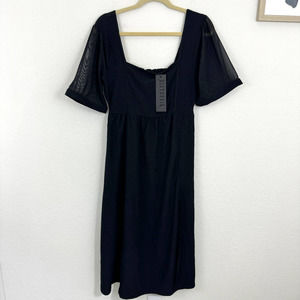 Disturbia Elegant Black Maxi Dress